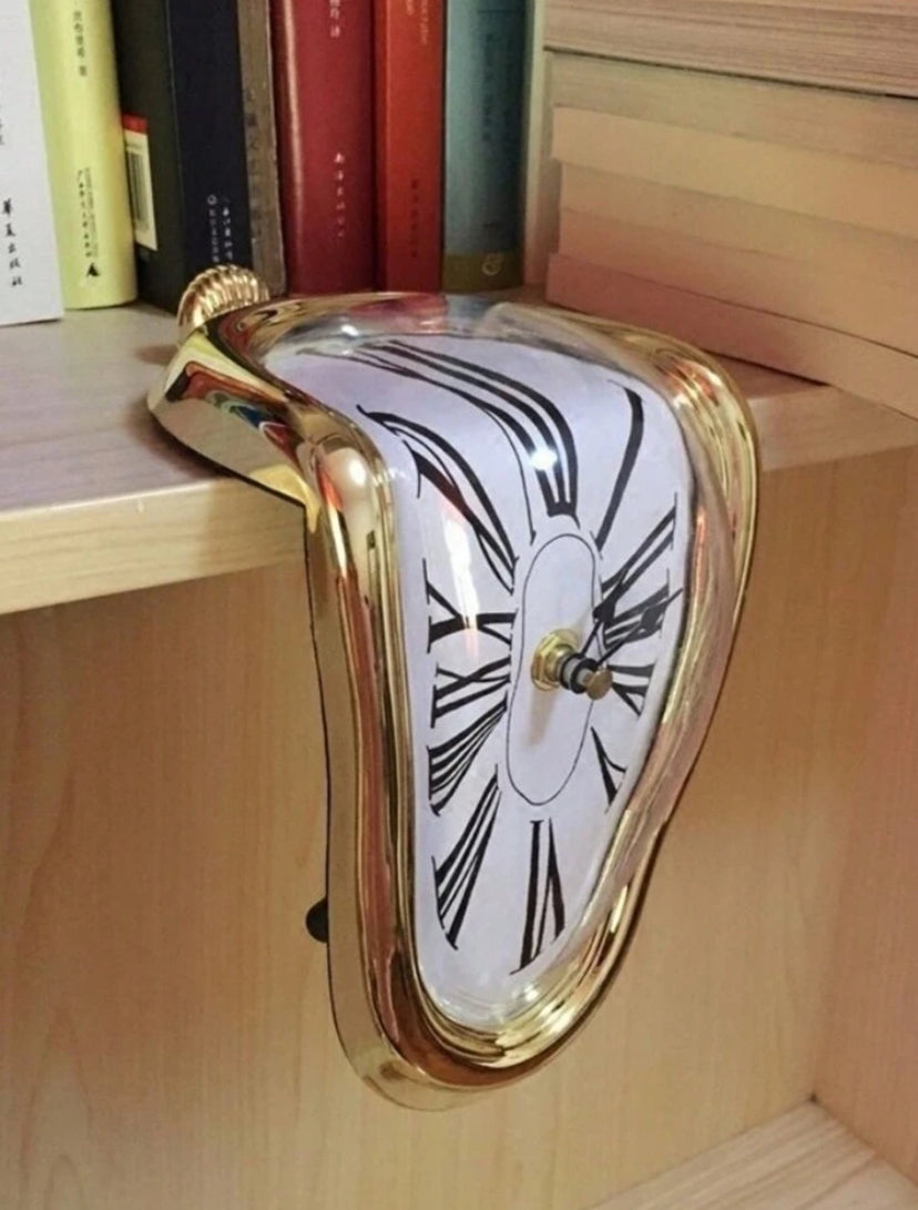 Gold Melting Clock