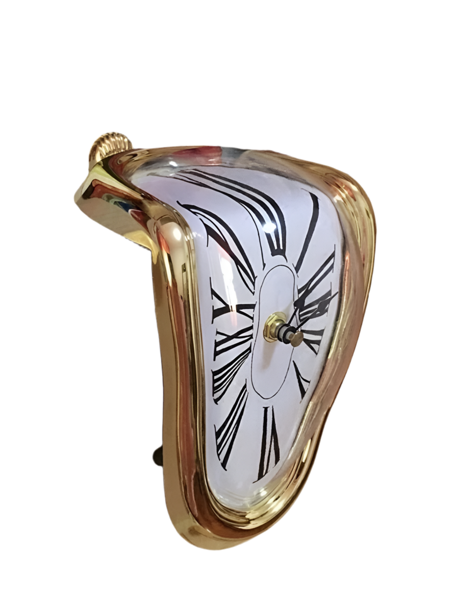 Gold Melting Clock