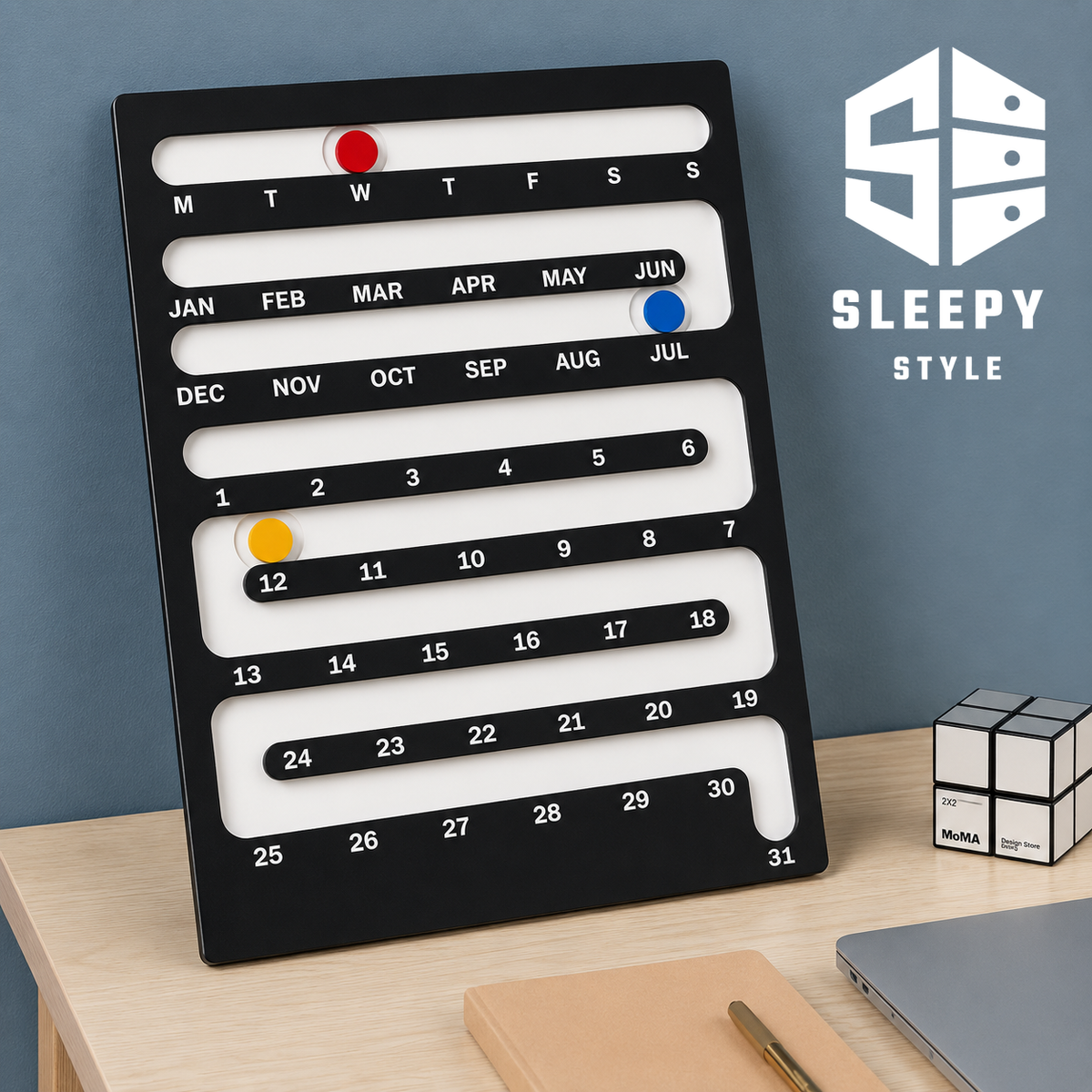 Sliding Perpetual Calendar