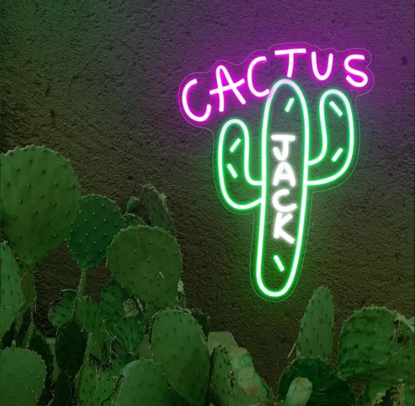 Jack Cactus Neon Light