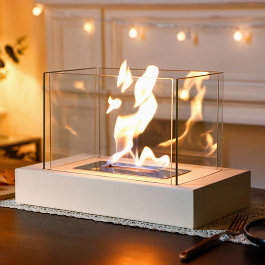 White Tabel Top Fire