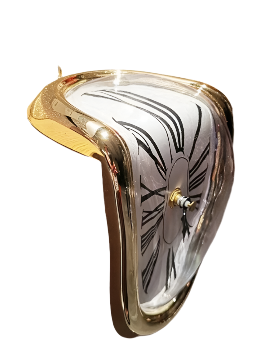 Gold Melting Clock