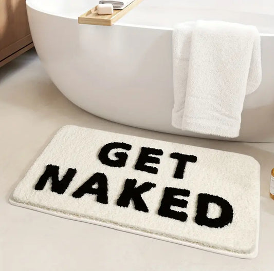 Get Naked White Rug