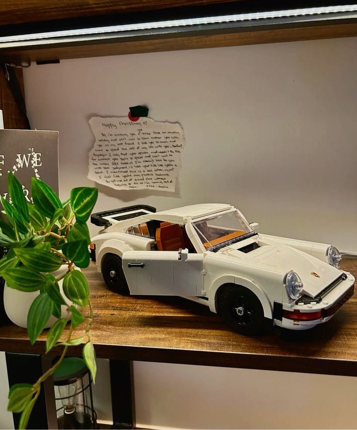 White Lego Porsche 911 Decor