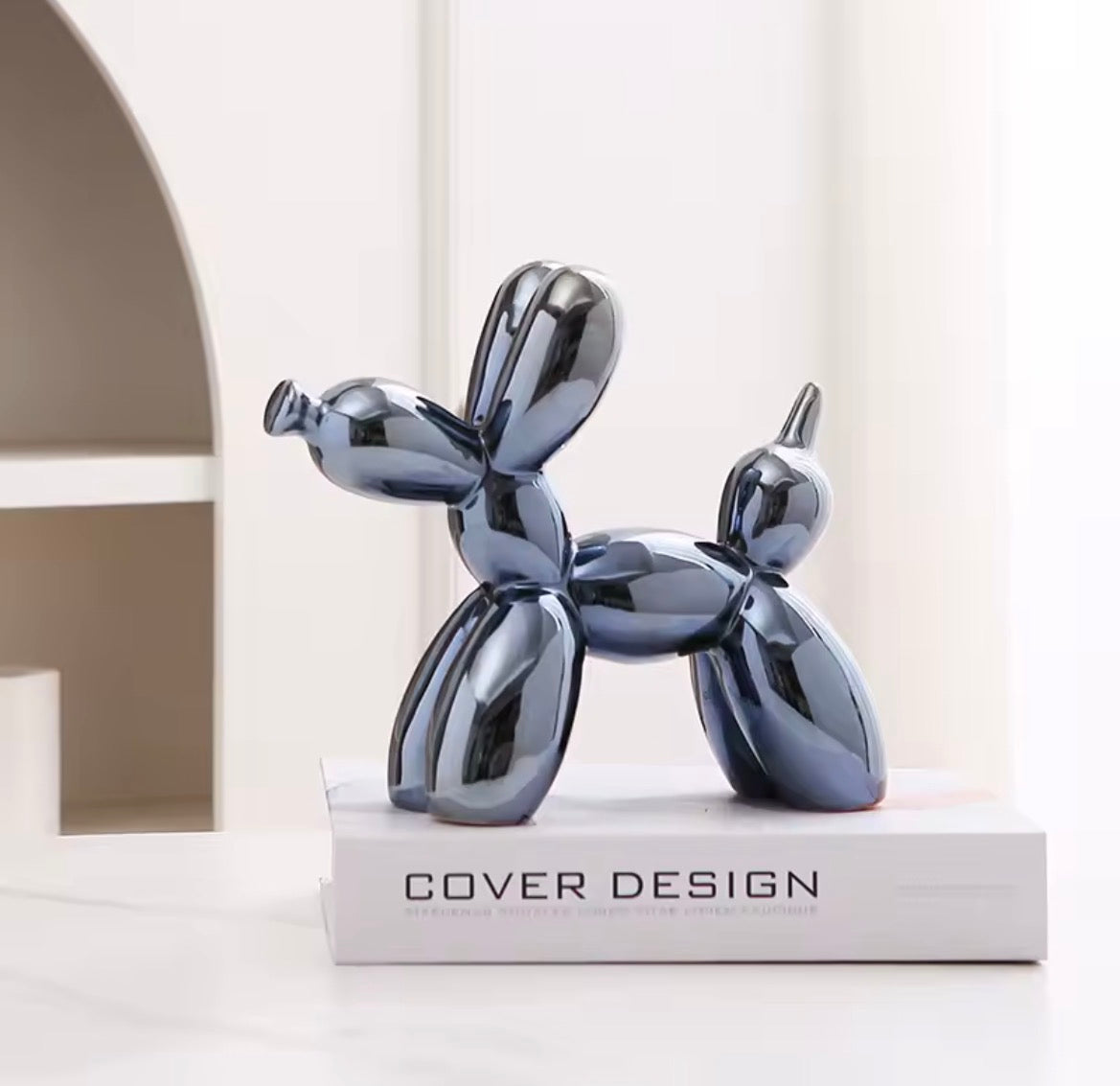Balloon Dog Figurine Show Pieces for Home