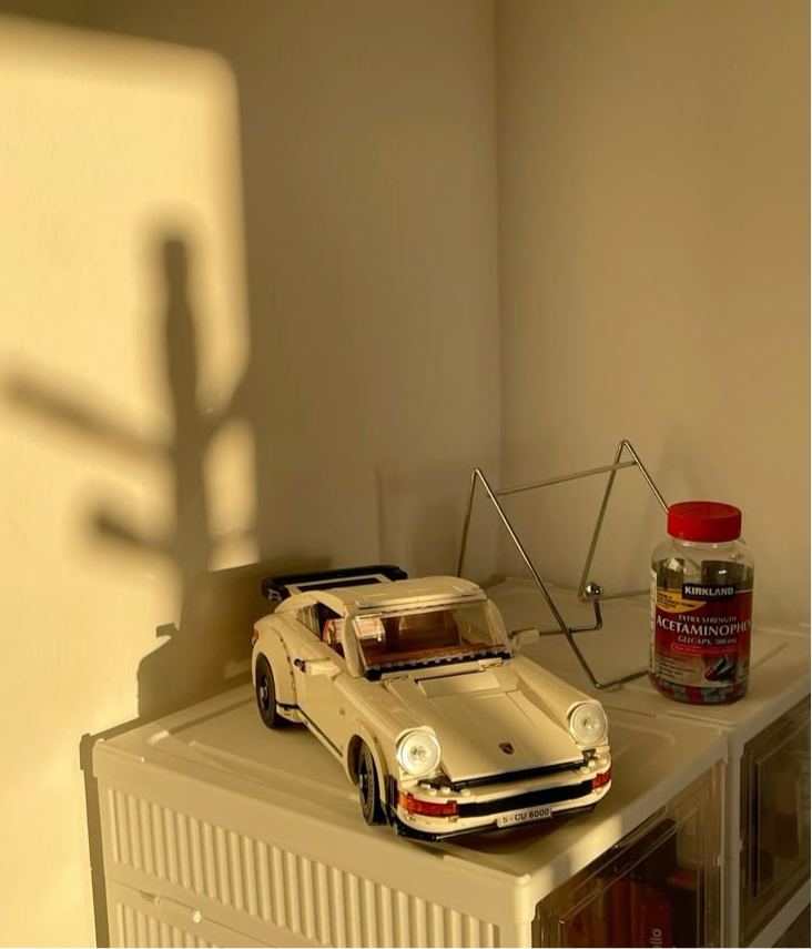 White Lego Porsche 911 Decor