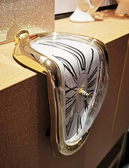 Gold Melting Clock