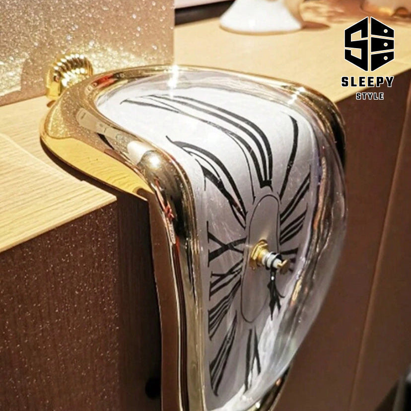Included in Melted Time Aesthetic: Gold Melting Clock