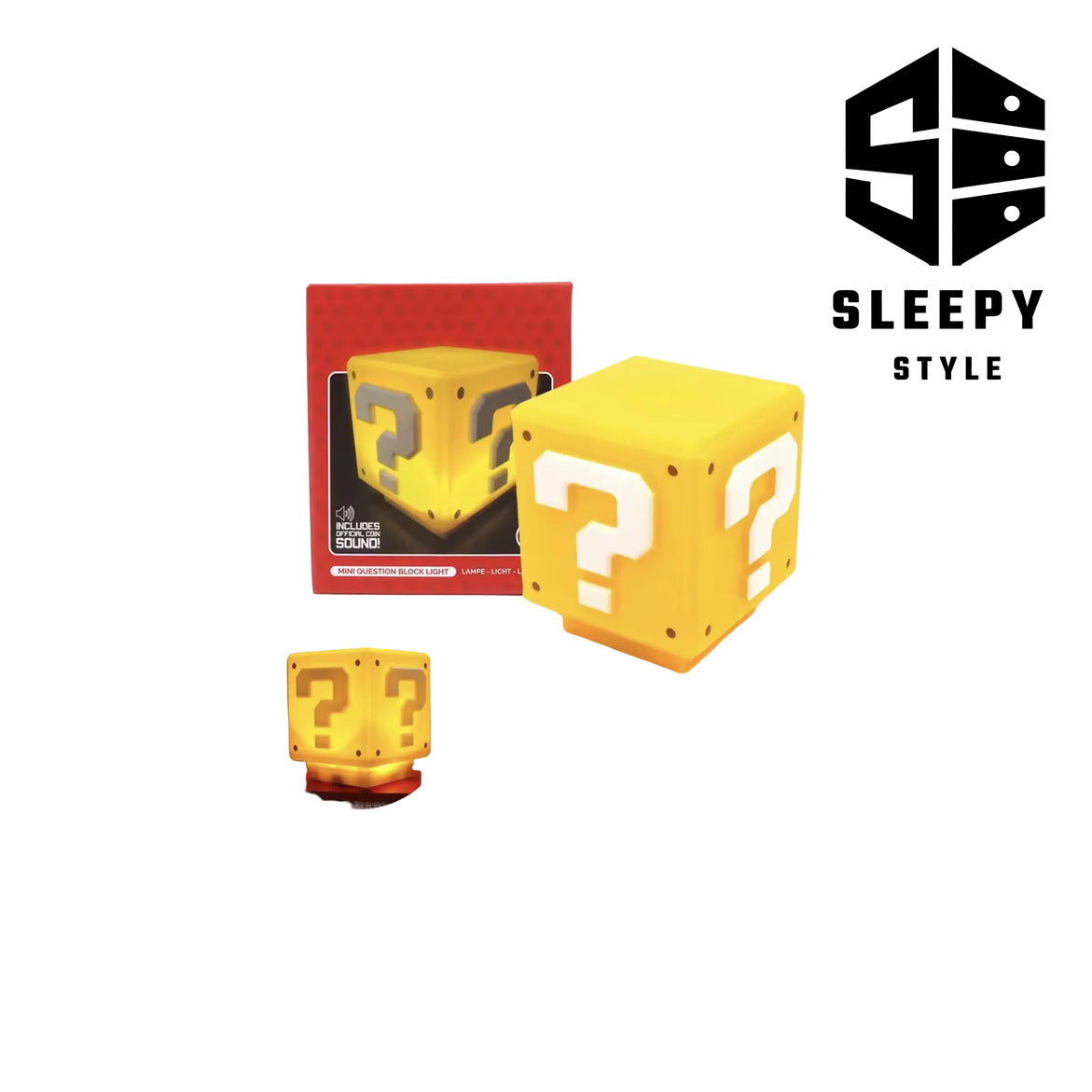 Included in Retro Arcade Reset: Super Mario Mini Question Block Lamp