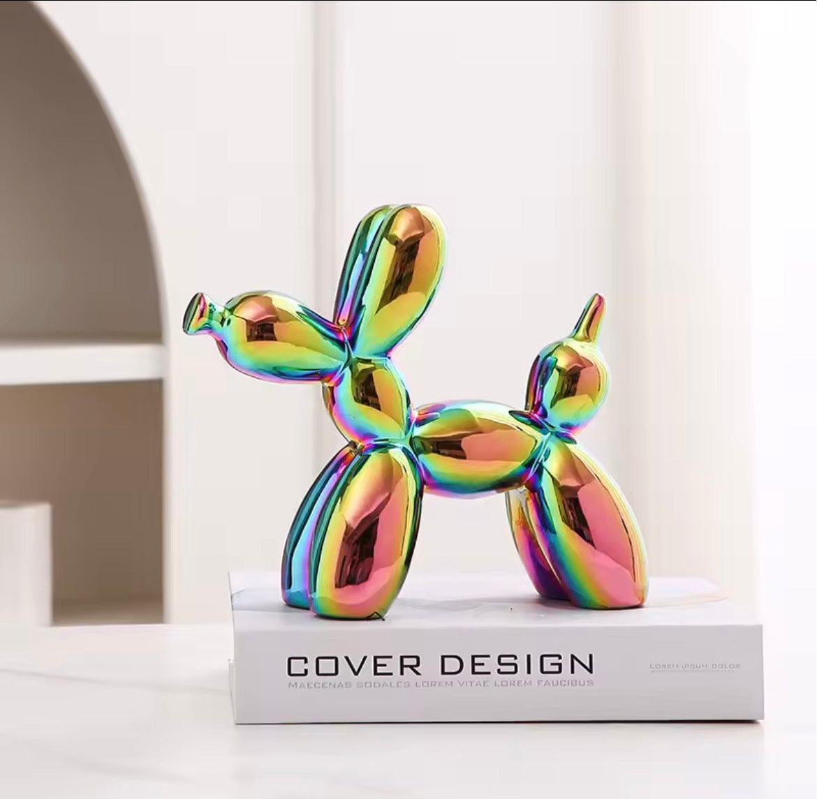 Balloon Dog Figurine Show Pieces for Home
