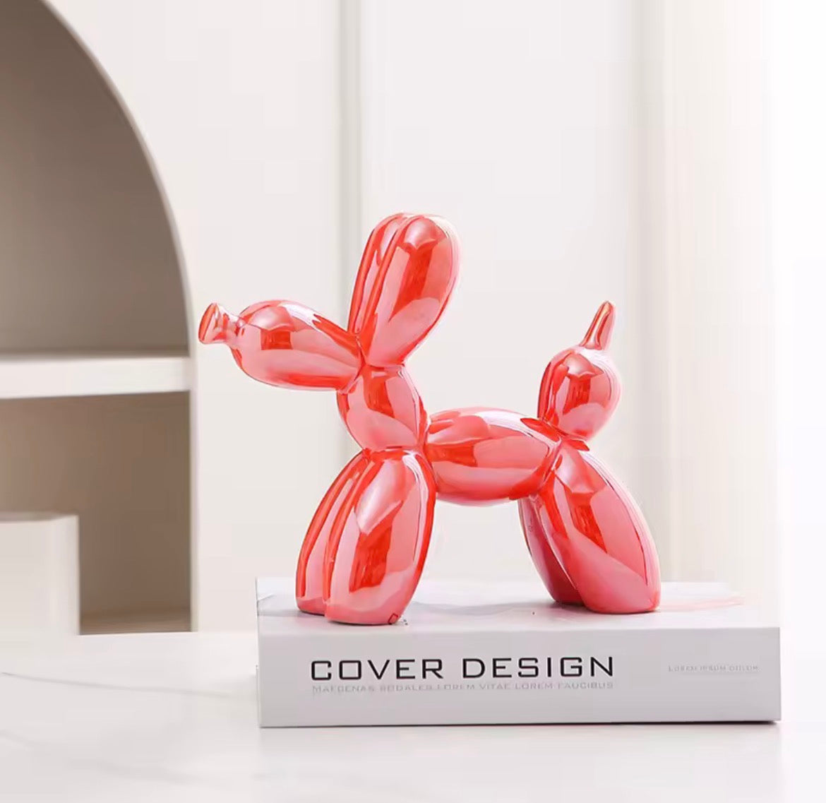 Balloon Dog Figurine Show Pieces for Home