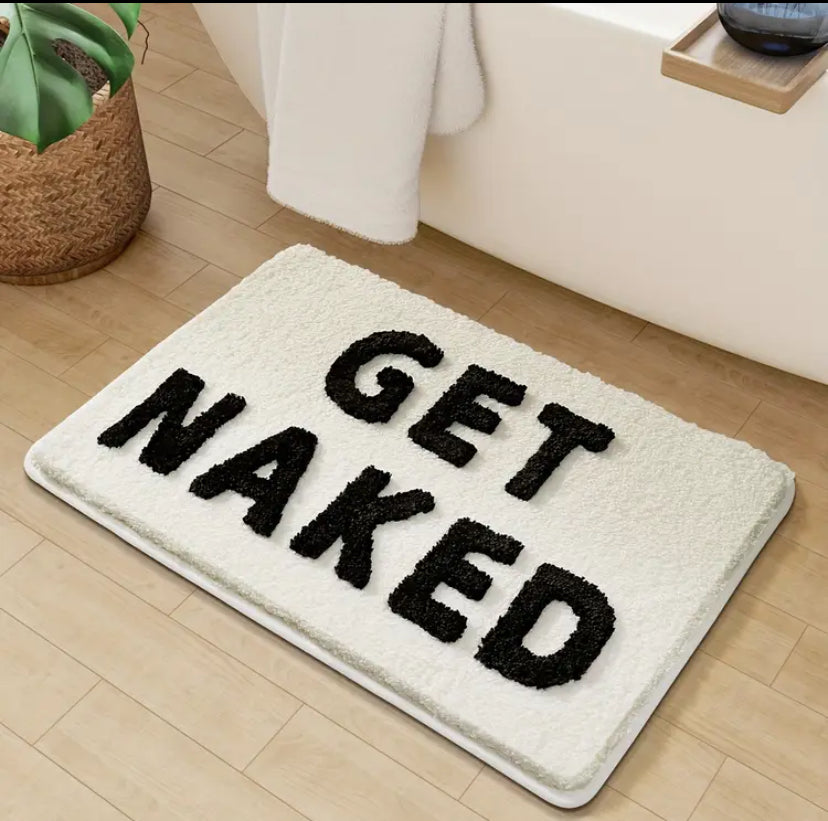 Get Naked White Rug