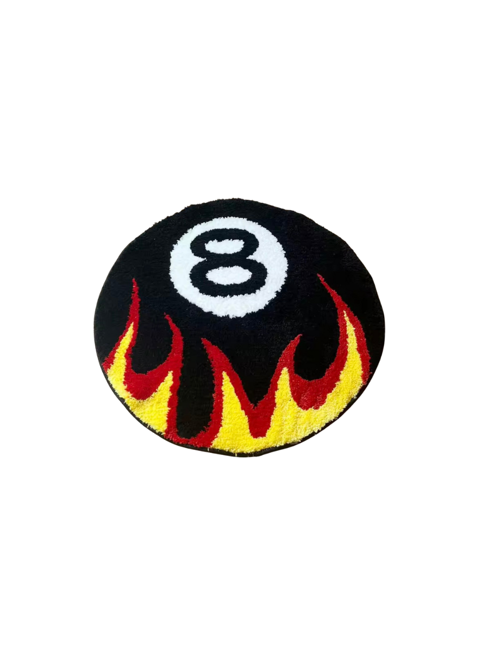 Fire Billiards Tufted Rug Bedroom Rug