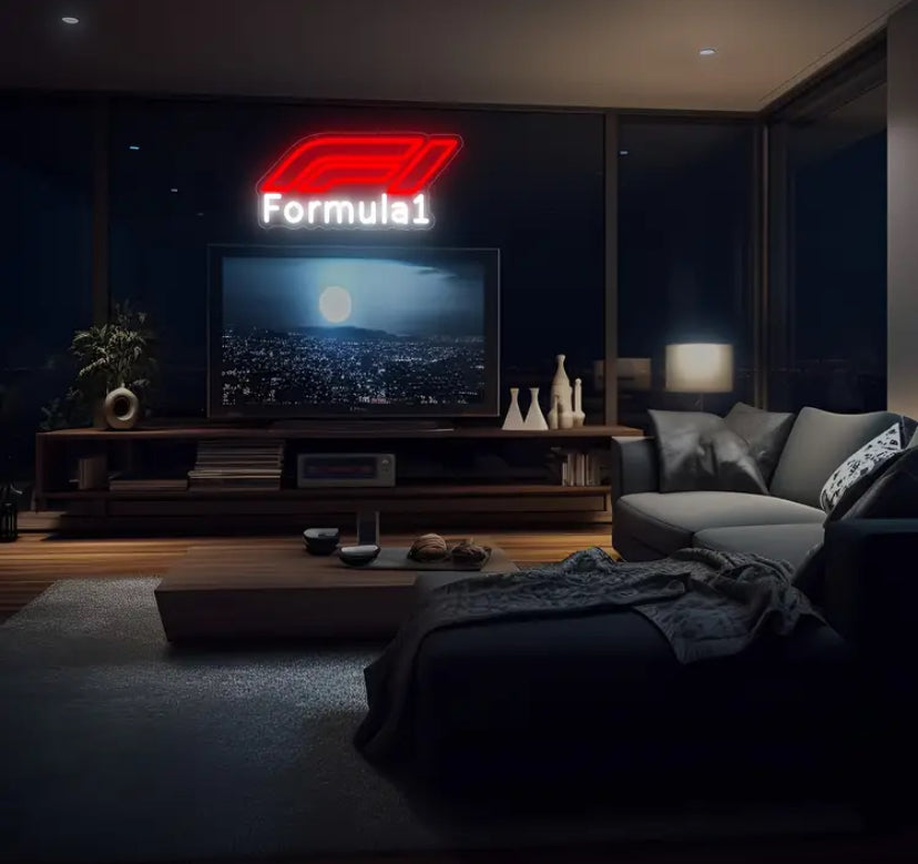 F1 Formula Neon Light