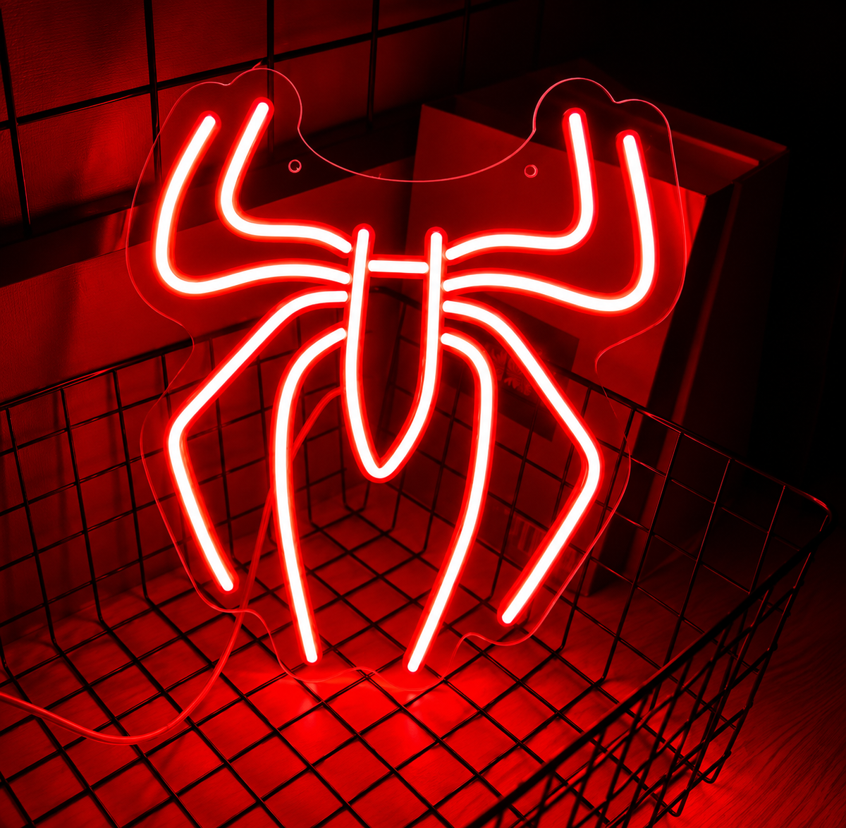 Spider Neon Light