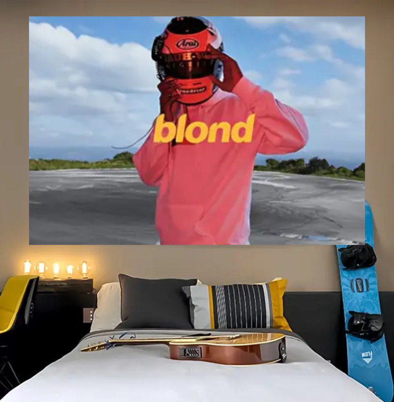 Blonde Bedroom Flag