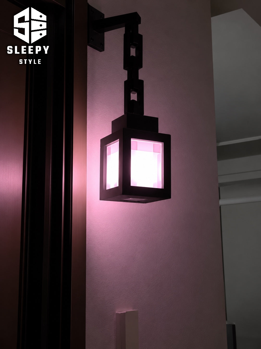 MC Soul Lantern Lamp — pink lighting