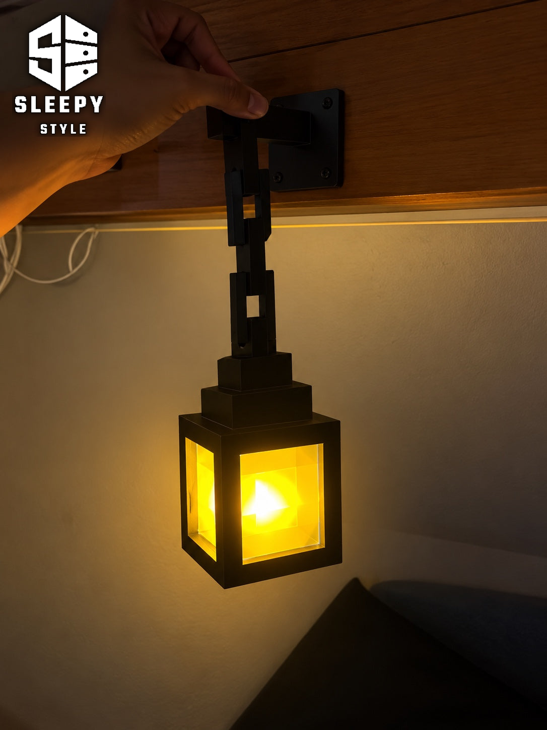 MC Soul Lantern Lamp — warm yellow lighting